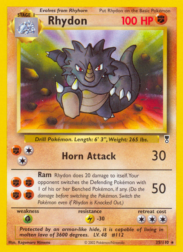 Rhydon – Legendary Collection 35/110 Pokémon card