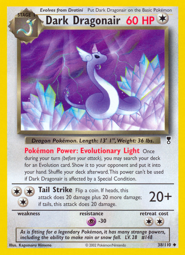 Dark Dragonair – Legendary Collection 38/110 Pokémon card