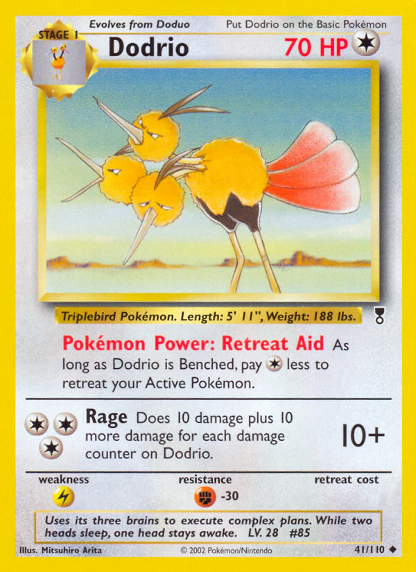 Dodrio – Legendary Collection 41/110 Pokémon card