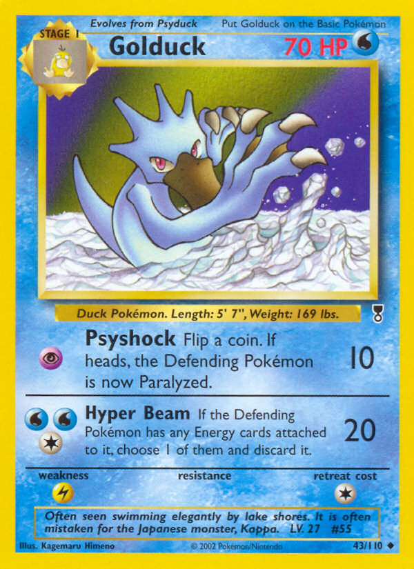 Golduck – Legendary Collection 43/110 Pokémon card