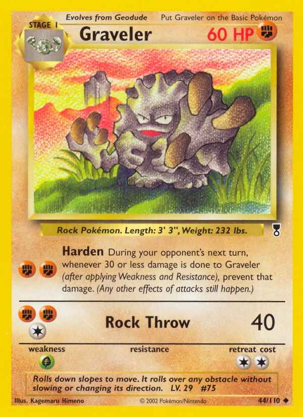Graveler – Legendary Collection 44/110 Pokémon card
