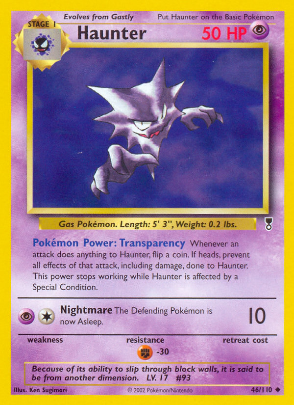 Haunter – Legendary Collection 46/110 Pokémon card