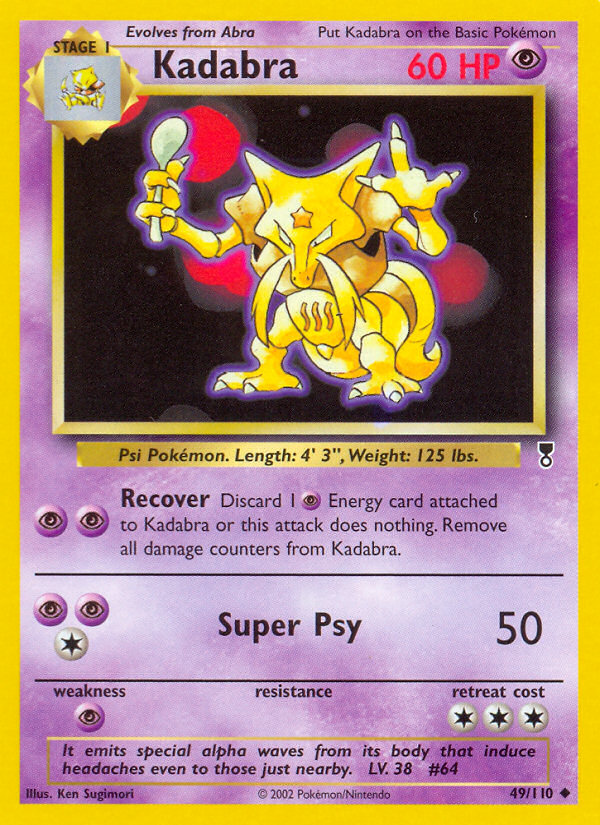 Kadabra – Legendary Collection 49/110 Pokémon card