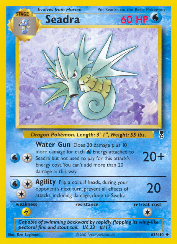 Seadra – Legendary Collection 63/110 Pokémon card