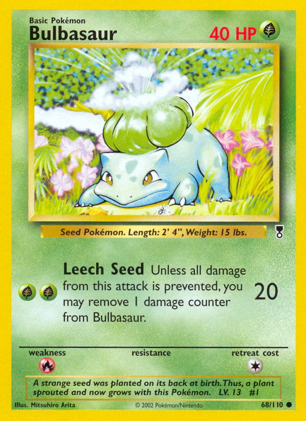 Bulbasaur – Legendary Collection 68/110 Pokémon card
