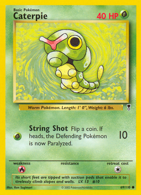 Caterpie – Legendary Collection 69/110 Pokémon card