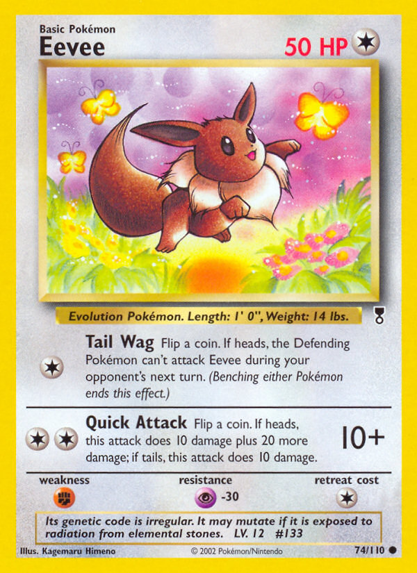 Eevee – Legendary Collection 74/110 Pokémon card