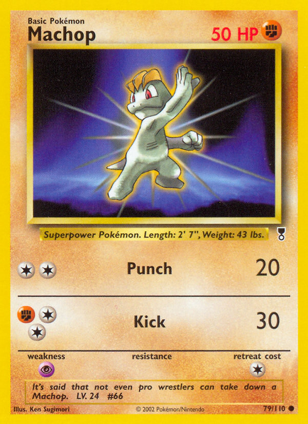 Machop – Legendary Collection 79/110 Pokémon card