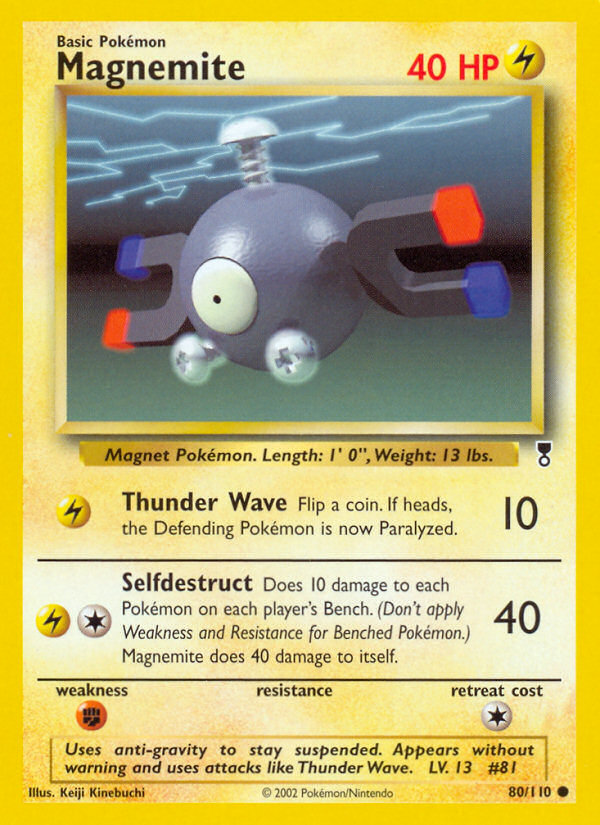 Magnemite – Legendary Collection 80/110 Pokémon card