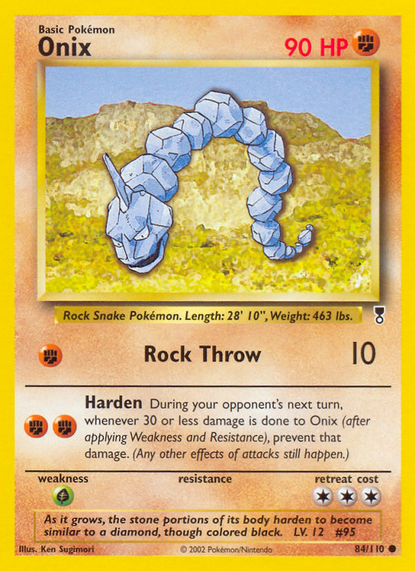 Onix – Legendary Collection 84/110 Pokémon card