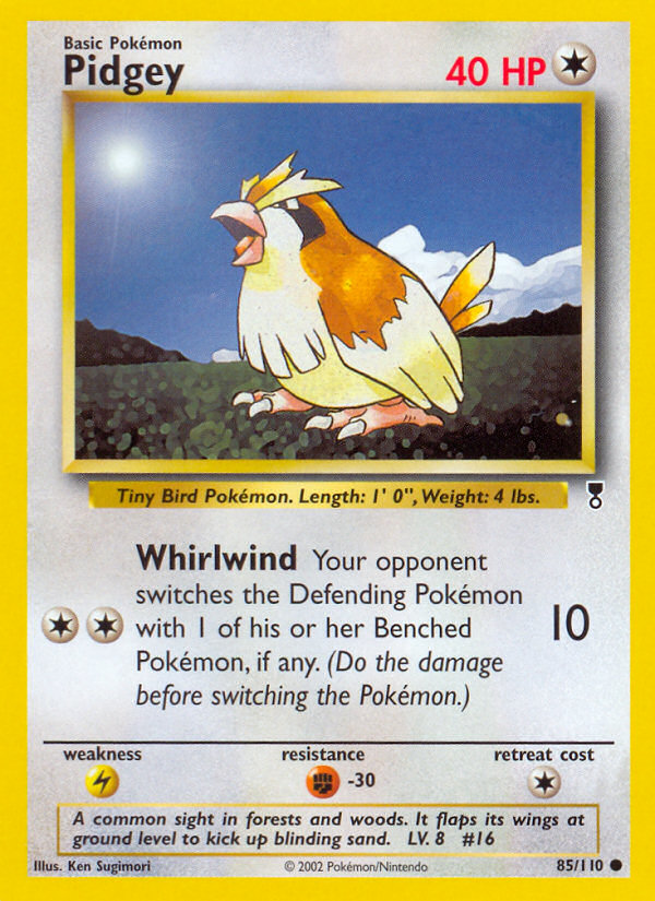 Pidgey – Legendary Collection 85/110 Pokémon card