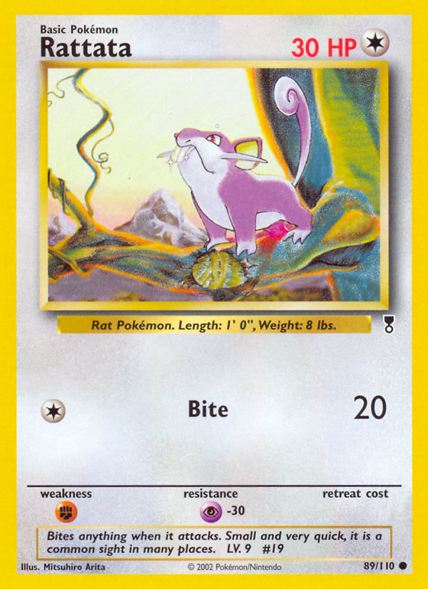 Rattata – Legendary Collection 89/110 Pokémon card