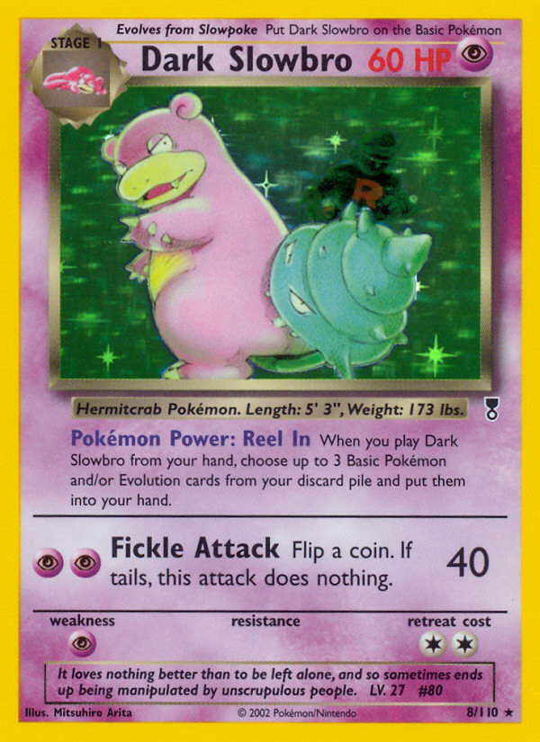 Dark Slowbro – Legendary Collection 8/110 Pokémon card