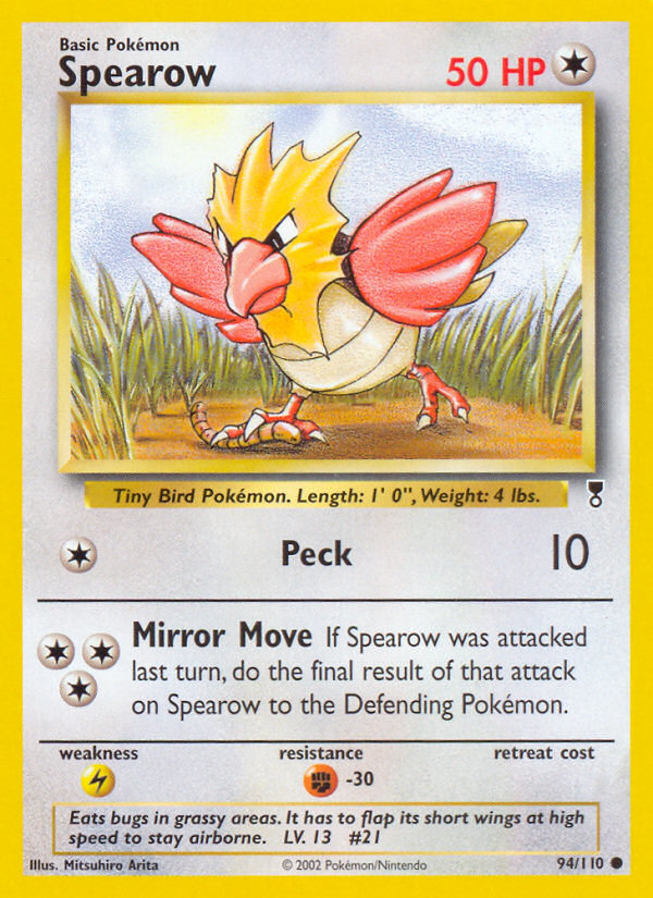 Spearow – Legendary Collection 94/110 Pokémon card