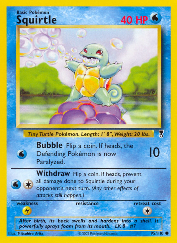 Squirtle – Legendary Collection 95/110 Pokémon card