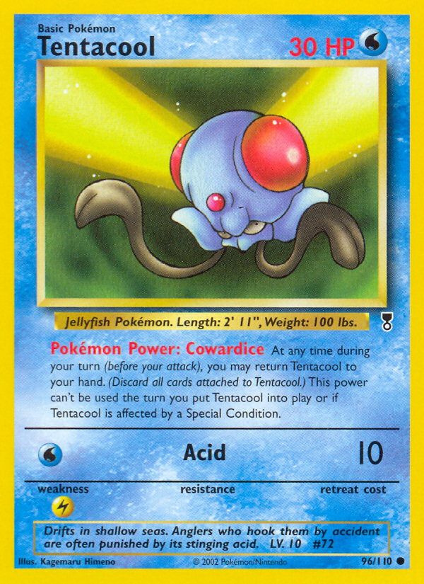 Tentacool – Legendary Collection 96/110 Pokémon card