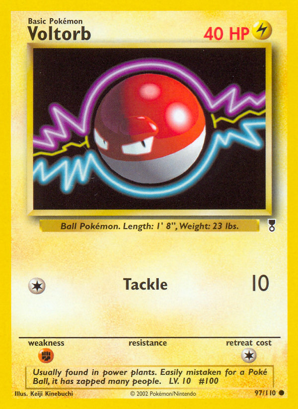 Voltorb – Legendary Collection 97/110 Pokémon card