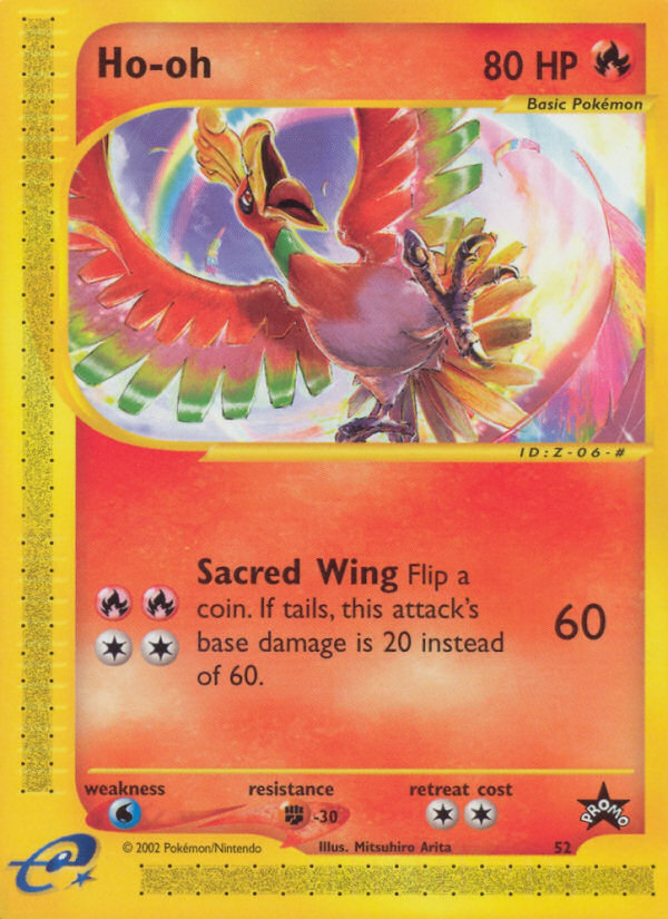 Ho-oh – Wizards Black Star Promos 52 Pokémon card