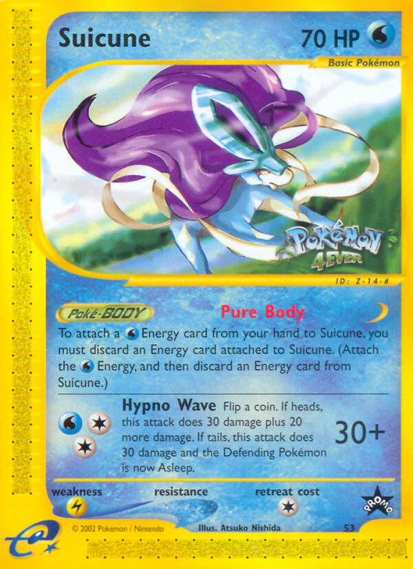 Suicune – Wizards Black Star Promos 53 Pokémon card
