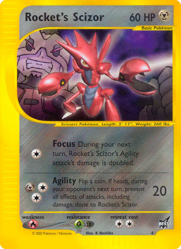 Rocket's Scizor – Best of Game 4 Pokémon card