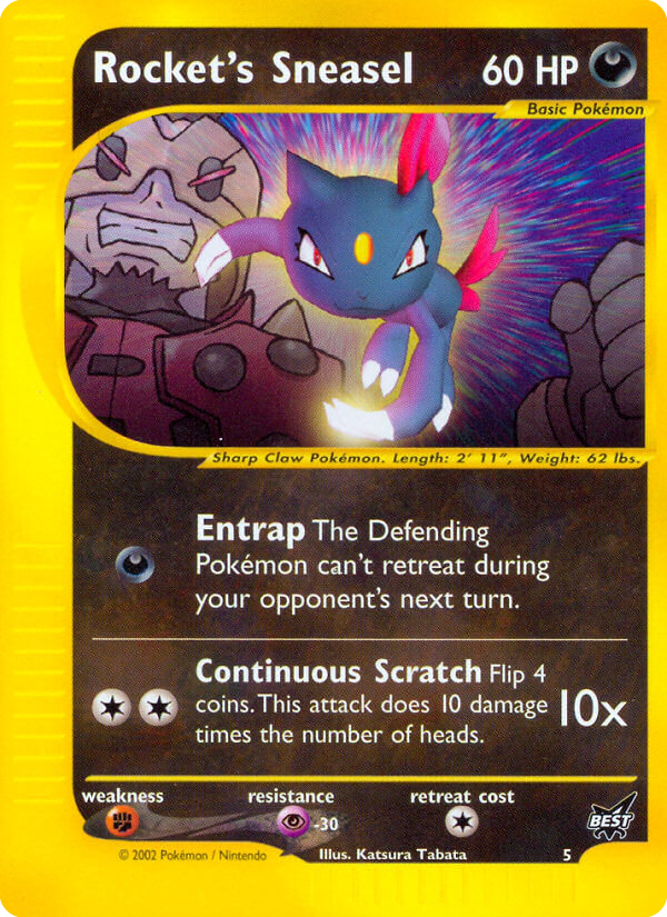 Rocket's Sneasel – Best of Game 5 Pokémon card