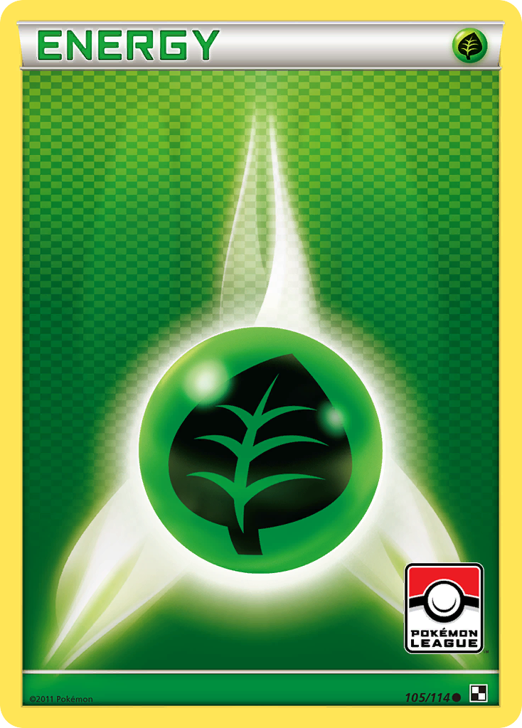 Grass Energy – Black & White 105/114 Pokémon card