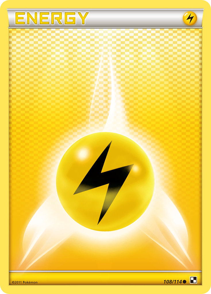 Lightning Energy – Black & White 108/114 Pokémon card