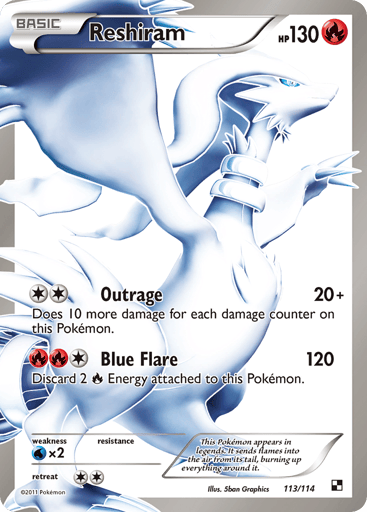 Reshiram - Black & White 113