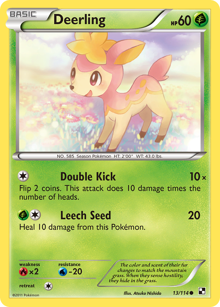 Deerling – Black & White 13/114 Pokémon card
