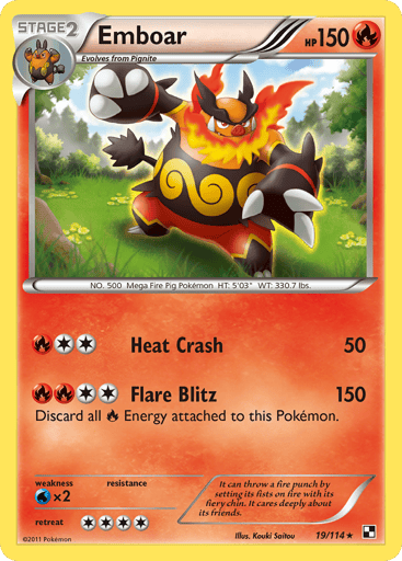 Emboar - Black & White 19
