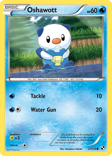 Oshawott - Black & White 27