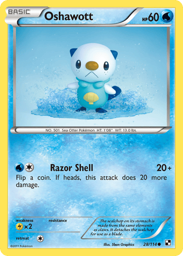 Oshawott - Black & White 28