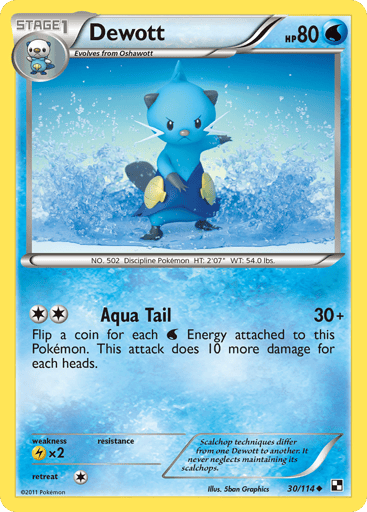 Dewott - Black & White 30