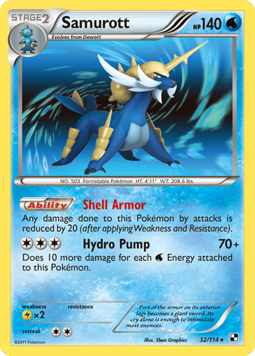 Samurott - Black & White 32