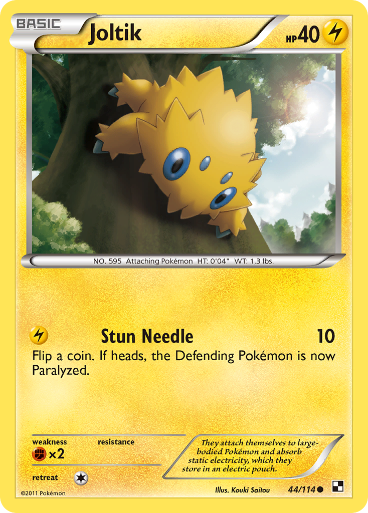 Joltik – Black & White 44/114 Pokémon card