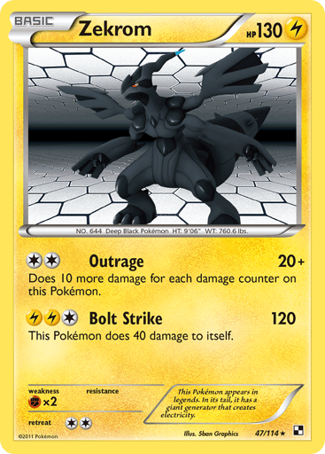 Zekrom - Black & White 47