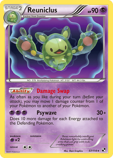Reuniclus - Black & White 57