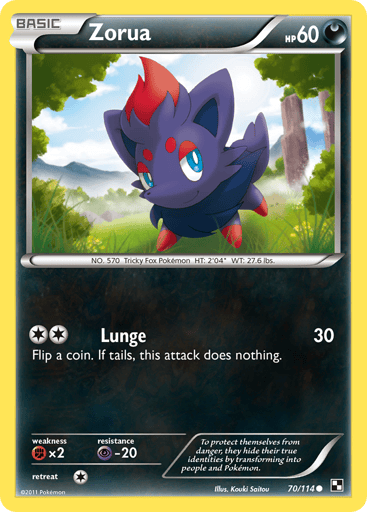 Zorua - Black & White 70