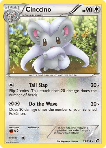 Cinccino - Black & White 89