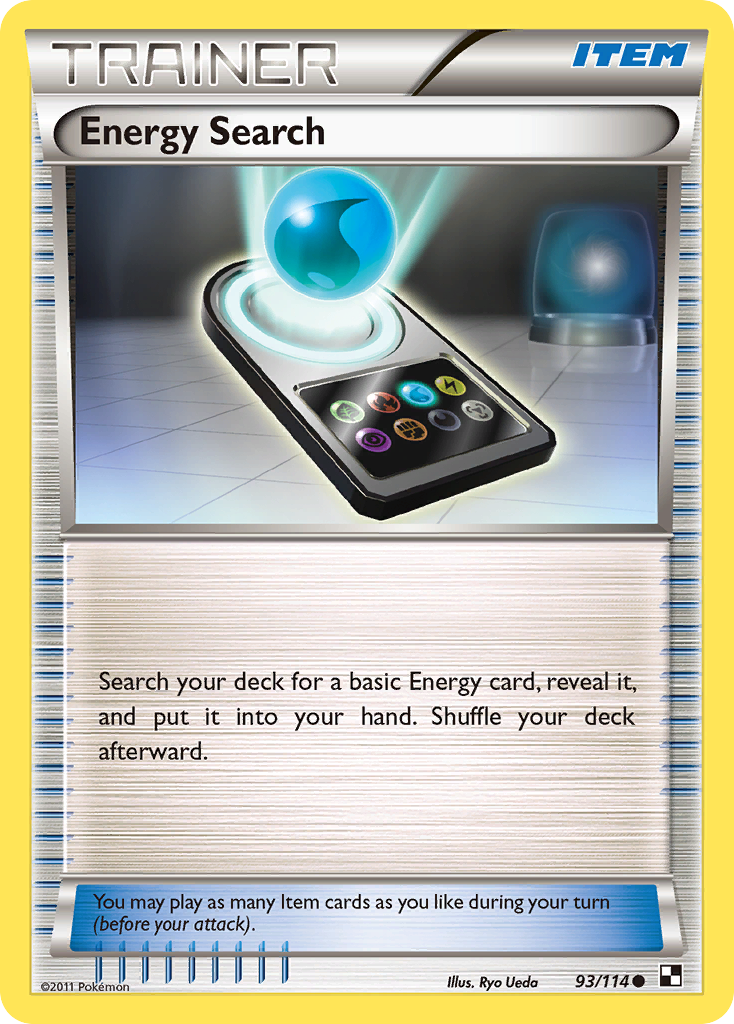 Energy Search – Black & White 93/114 Pokémon card