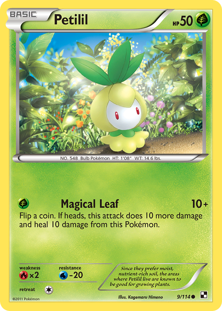 Petilil – Black & White 9/114 Pokémon card