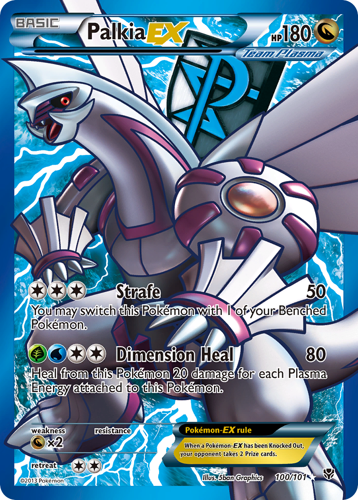 Palkia-EX – Plasma Blast 100/101 Pokémon card