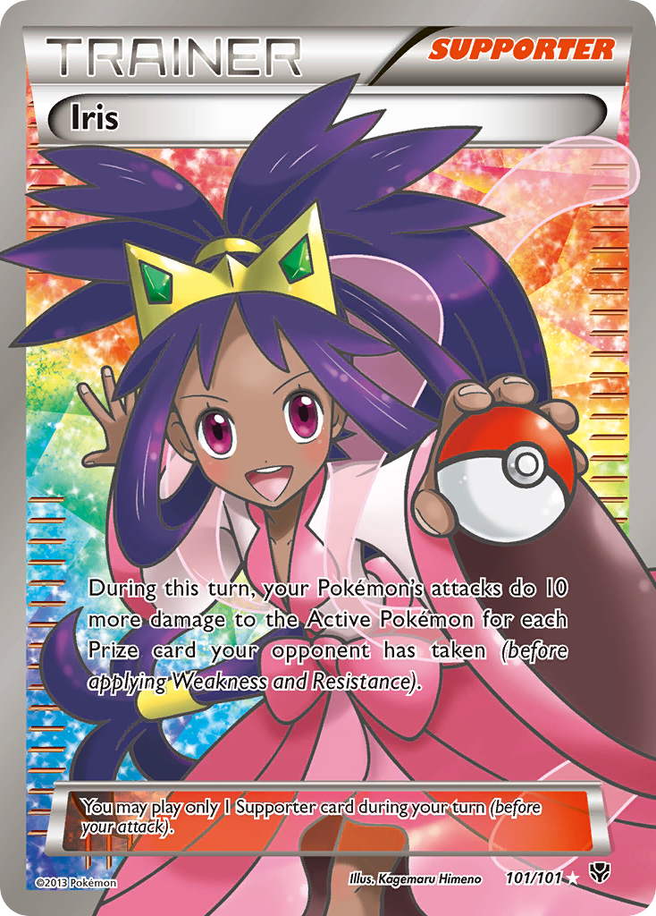 Iris – Plasma Blast 101/101 Pokémon card