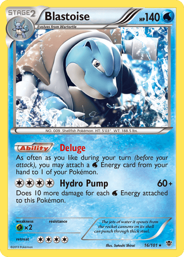 Blastoise - Plasma Blast 16