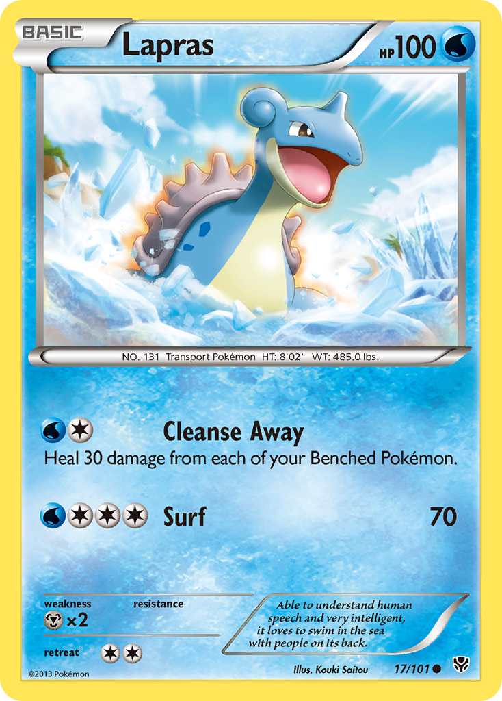 Lapras – Plasma Blast 17/101 Pokémon card