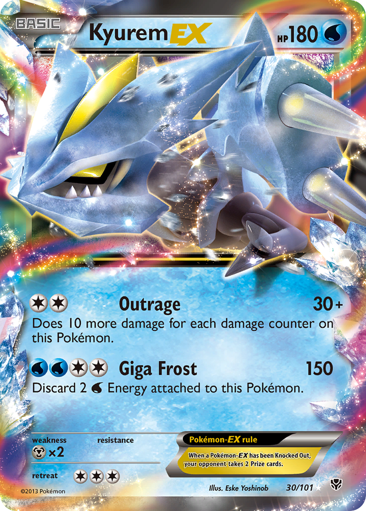Kyurem-EX – Plasma Blast 30/101 Pokémon card