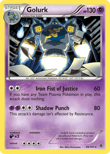 Golurk - Plasma Blast 46