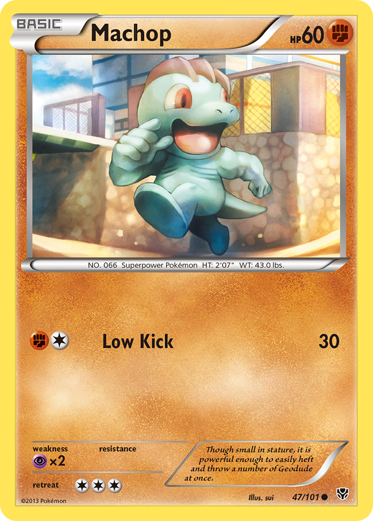 Machop – Plasma Blast 47/101 Pokémon card