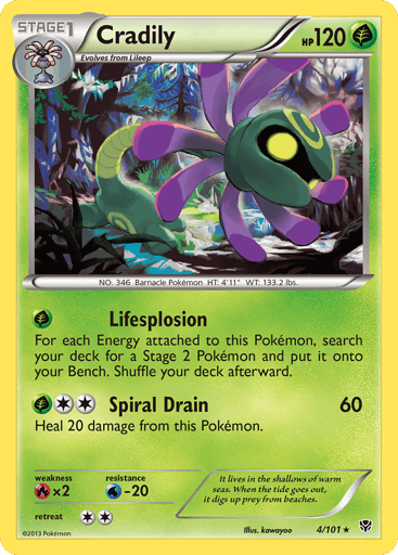 Cradily - Plasma Blast 4