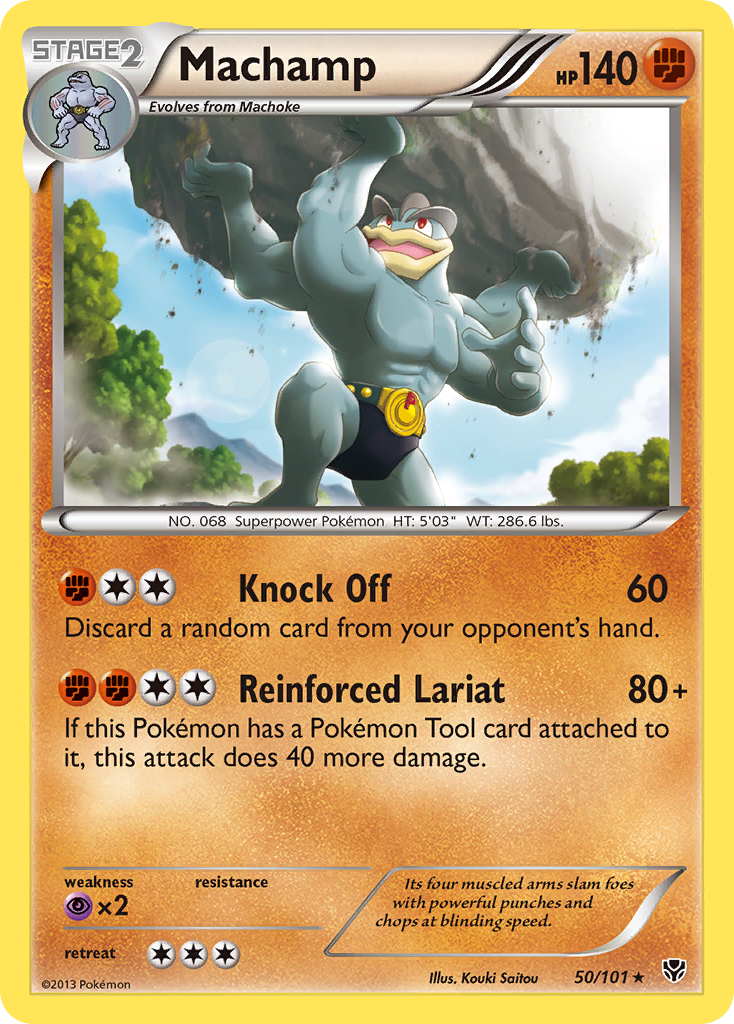 Machamp – Plasma Blast 50/101 Pokémon card